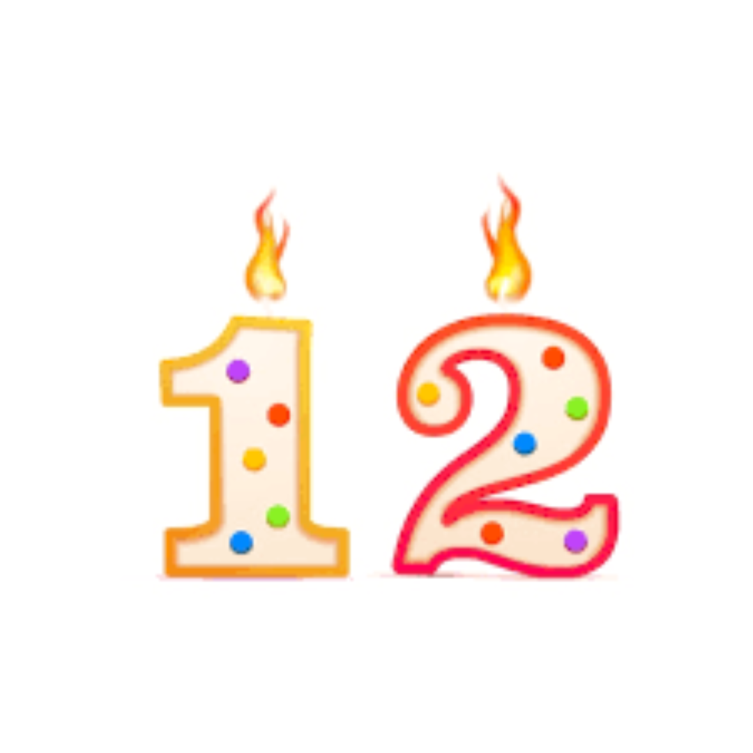 BIRTHDAY CANDLE 12'S